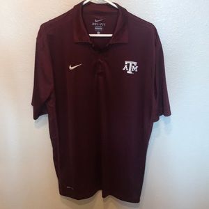 Dri-Fit Nike Texas A&M Polo L